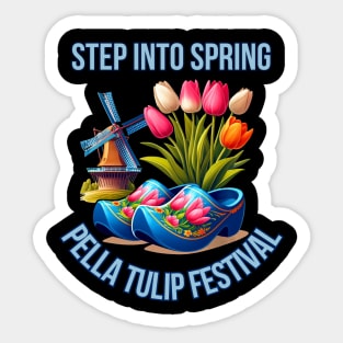 Tulip Festival Pella Iowa Sticker